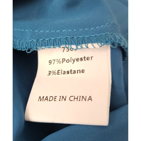 BTFBM Womens Med Sleeveless Halter Maxi Dress Elastic Waist & Button Closure - Picture 9 of 9